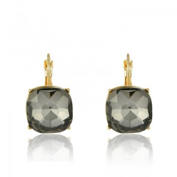 2018 HOT Sale Fashion Big Classic Gold-color Earrings For Women Brand Romantic Crystal Drop Earrings Fashion Jewelry