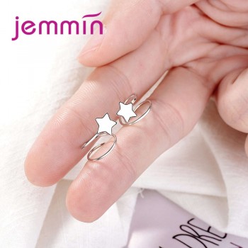 JEMMIN Hot Short Paragraph Exquisite Light Blue Sturdy 925 Sterling Silver Ladies Earrings Teardrop Shaped Holiday Gift Female