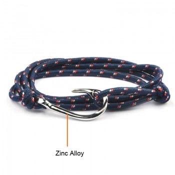 Stainless Steel Anchor Bracelet Rope Bracelets For Women Erkek Bileklik Pulseira Masculina Feminina Men Jewelry Mens jewellery