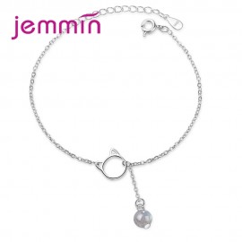 Jemmin  New Fashion Hand Chain For Women Handmade Gift Charm 925 Sterling Silver Jewelry Accessory Infinity Adjustable Bracelet