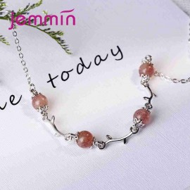 JEMMIN Charming Branch Bracelet Top Quality Real 925 Sterling Silver AAAAA Opal Romantic Gift For Lover/Sister/Friend Wholesale