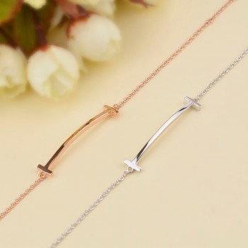 CHAMSS Genuine 100% 925 Sterling Silver Color amp; Rose Golden Adjustable Size Tiff Bracelet DIY Bangle Jewelry Gifts Free Shipping