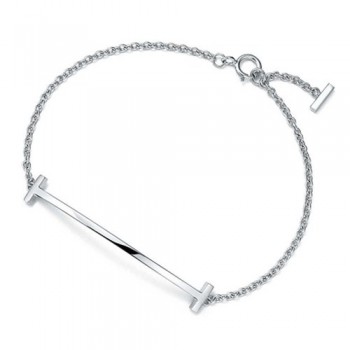 CHAMSS Genuine 100% 925 Sterling Silver Color amp; Rose Golden Adjustable Size Tiff Bracelet DIY Bangle Jewelry Gifts Free Shipping