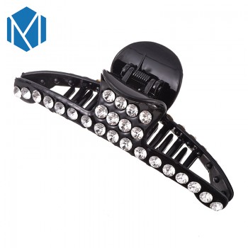 M MISM Hot Sales Fashion Shiny Crystal Headwear Fashion Rhinestone Hair Pins Crab Claws Jaw Clamp Hair Clips For Women Barrette