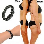 1Pc Weight Loss Round Black Stone Magnetic Therapy Bracelet Health Care Magnetic Hematite Stretch Bracelets For Men Women 2018