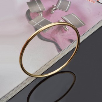 OMHXZJ Wholesale Personality Fashion OL Woman Girl Party Gift Silver Simple Thin 925 Sterling Silver Cuff Bangle Bracelet BR151