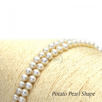 925 silver clasp natural freshwater pearl braceletl for women,real beautiful girl double pearl bracelets femme