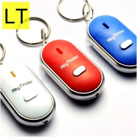 LT Wireless Whistle Key Finder Keychain Electronic Anti-Theft Ellipse Plastic Key Search Anti-Lost Device Car Keyrings Q-045