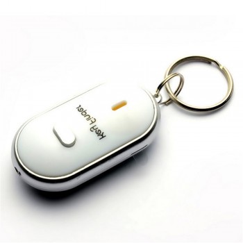 LT Wireless Whistle Key Finder Keychain Electronic Anti-Theft Ellipse Plastic Key Search Anti-Lost Device Car Keyrings Q-045