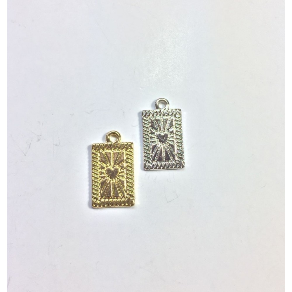 Eruifa 20pcs10*16mm Nice Zinc Alloy Rectangle Coin necklace,earring bracelet jewelry DIY handmade 2 colors