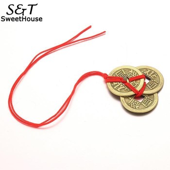 FANALA Lucky Necklaces Emperor Amulet Wealth Coins For Brass Money Coin Collection Necklace Jewelry Choker Erkek Kolye Ketting