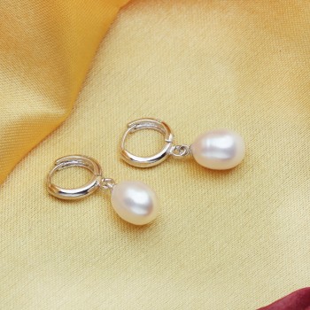 Pearl Jewelry,Pearl Pendant Necklace Freshwater Earrings 925 Sterling Silver CLASSIC jewelry sets charm retro earrings for women
