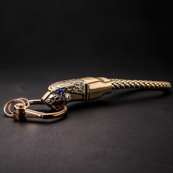 Brand HONEST High Grade Men Key Chain Keychains Rhinestones Car Key Ring Holder Jewelry Bag Pendant Gift Genuine Leather Rope