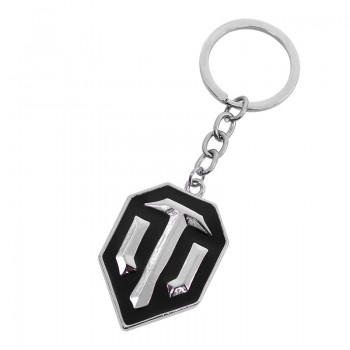 Japan Fashion Anime Naruto Keychain Silver Fairy Tail Keychains Star Round Tanks Keychain For Men Unisex Key Chains Mens Jewelry