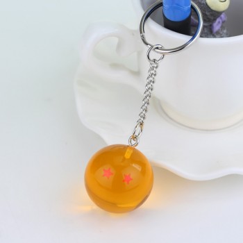 Fancyamp;Fantasy Anime Goku Dragon Ball Super  Keychain 3D 1-7 Stars Cosplay Crystal Ball Key chain Collection Toy Gift key Ring