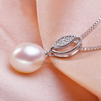 Real Natural Wedding Pearl Jewelry women,Freshwater Pearl Jewelry Sets 925 Sterling Silver Earring sets Wife Birthday Gift White
