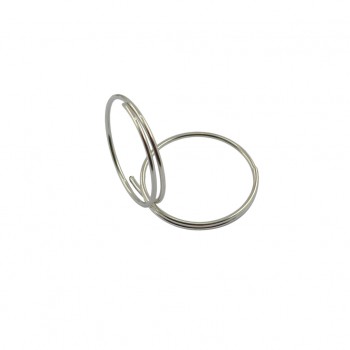 100 pcs Split Key Rings 0.7x18mm White K Plated Steel Round Split Ring for Car Home Keys Organization Arts amp; Crafts DIY Jewelry