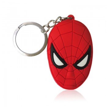 1pcs Cartoon Figure Marvel Avenger Key Chain PVC Anime Hulk Batman Key Ring Kid Toy Pendant Super Hero Keychain Holder Xmas Gift