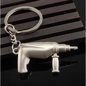 1 PC High Quality Alloy Creative Tools Keychains Wrenches hammers Screwdriver Drill Saw Pliers Key Rings Key Chains 10cm 12cm