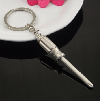 1 PC High Quality Alloy Creative Tools Keychains Wrenches hammers Screwdriver Drill Saw Pliers Key Rings Key Chains 10cm 12cm