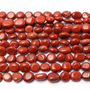 Natural Stone Beads 8-10mm Irregular Red Jasper Stone Beads For Jewelry Making Bracelet Necklace 15inches