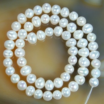Hot Sale Natural Freshwater White Pearl Round Beads 15 4mm 6mm 8mm 9mm 10mm 11mm Free Shipping -F00070