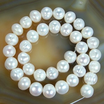 Hot Sale Natural Freshwater White Pearl Round Beads 15 4mm 6mm 8mm 9mm 10mm 11mm Free Shipping -F00070