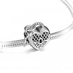 Pandulaso Woman Jewelry LOVE YOU LOCK CHARM Fit Sterling Silver Jewelry Bracelets For Woman DIY Beads For Jewelry Making
