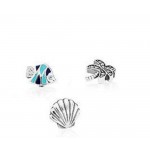 The Sea Petites Locket Charm Fit European Locket Pendants Necklace 925 Sterling-Silver-Jewelry DIY Wholesale Necklace Pendant