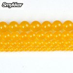 Natural Stone Beads Yellow Jade Topaz Crystal Quartz Jasper Gemstone Bead 4/6/8/10mm for Jewellery Making DIY Bracelet Material