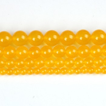 Natural Stone Beads Yellow Jade Topaz Crystal Quartz Jasper Gemstone Bead 4/6/8/10mm for Jewellery Making DIY Bracelet Material