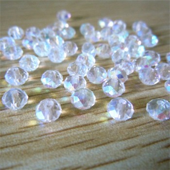 Isywaka Dark Red Colors 4*6mm 50pcs Rondelle  Austria faceted Crystal Glass Beads Loose Spacer Round Beads for Jewelry Making