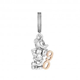 CKK Mickeys 90th Anniversary Charm Bead 14K REAL GOLD Fit Original Bracelets sterling silver jewelry beads for jewelry making