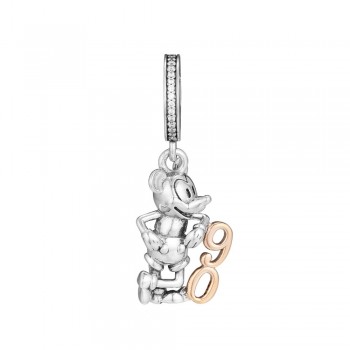 CKK Mickeys 90th Anniversary Charm Bead 14K REAL GOLD Fit Original Bracelets sterling silver jewelry beads for jewelry making