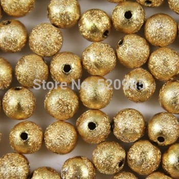 Mixed/Silver/Gold/Rainbow Stardust Acrylic Round Ball Spacer Beads Charms Findings 4/6/8/10/12/20mm For Jewelry Making Craft DIY