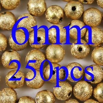 Mixed/Silver/Gold/Rainbow Stardust Acrylic Round Ball Spacer Beads Charms Findings 4/6/8/10/12/20mm For Jewelry Making Craft DIY