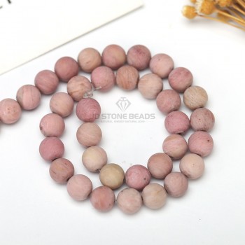 18 Color Natural Matte Assorted Gemstone Round Loose Stone Frost gemstone beads for   Bracelet  Making