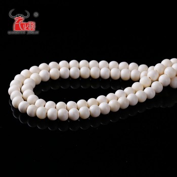 10PCS Handmade DIY Jewelry Accessorie Tibet ivory white Yak Bone loose prayer beads for jewelry making 6mm,8mm,10mm,12mm