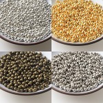 Jewelry Findings Diy Metal Beads Gold/Silver/Bronze/Silver Tone Smooth Ball Spacer Beads For Jewelry Making 2/2.5/3/4/5/6/8/10mm