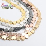 5x6MM Natural Heart Shape Hematite Beads For Jewelry Making Natural Stone Beads Diy Bracelet Necklace Jewellery 68pcs/lot 15