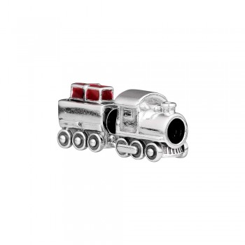 CKK 925 Sterling Silver Christmas Train Charm Beads Original Jewelry Fashion DIY Making Fits For Bracelets