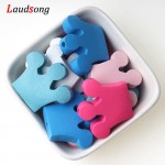 10pcs 25x30mm Mixed Color Natural wood Crown Spacer Wooden Beads For Kids Jewelry Making DIY Necklace