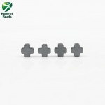 AAA quality natural Stone Hematite loose Cross beads black 4 8 10 12mm (20 pieces/lot) For DIY Jewelry Making HLB1006