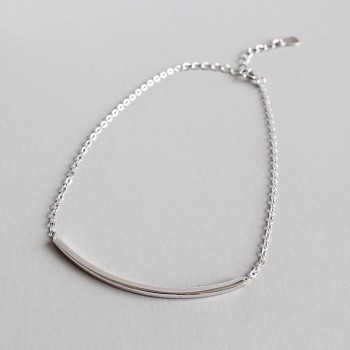 OLOEY Korean Trendy Simple Ankles for Women Girls Sterling Silver 925 Foot Bracelets Fine Jewelry Gifts Drop Shipping YMA010