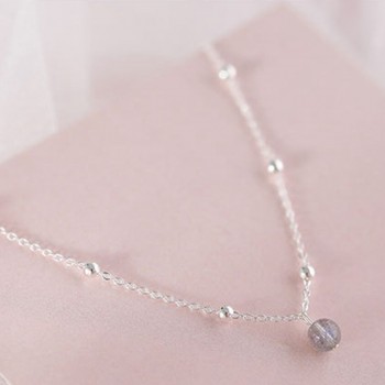 Aiersen 2018 Women Anklet S925 Silver Strawberry Crysta Moonstone Leg Bracelet Girl Simple Anklets 925 Sliver Chain Fine Jewelry
