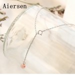 Aiersen 2018 Women Anklet S925 Silver Strawberry Crysta Gemstonel Leg Bracelet Girl Cute Anklets 925 Sliver Chain Fine Jewelry