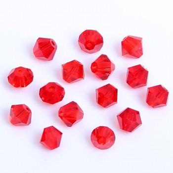 3/4/6mm Czech Bicone Crystal Beads for Jewelry Making Diy Supplies Mix Color Spacer Glass Beads Wholesale