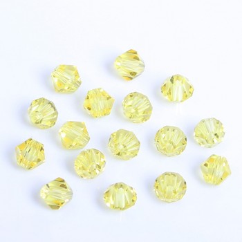 3/4/6mm Czech Bicone Crystal Beads for Jewelry Making Diy Supplies Mix Color Spacer Glass Beads Wholesale