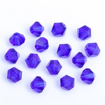 3/4/6mm Czech Bicone Crystal Beads for Jewelry Making Diy Supplies Mix Color Spacer Glass Beads Wholesale