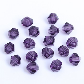 3/4/6mm Czech Bicone Crystal Beads for Jewelry Making Diy Supplies Mix Color Spacer Glass Beads Wholesale